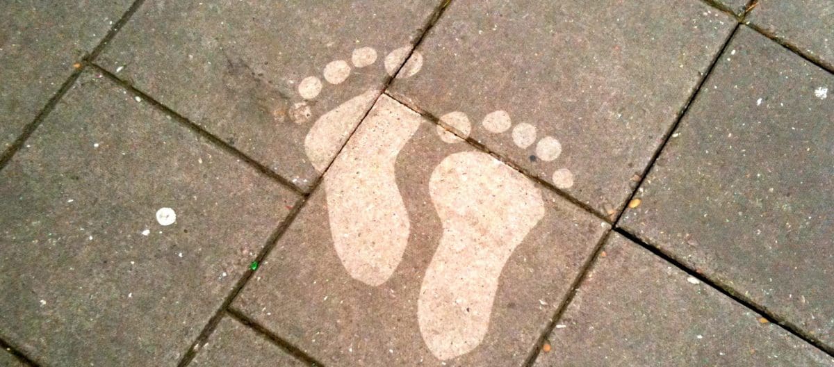 footsteps