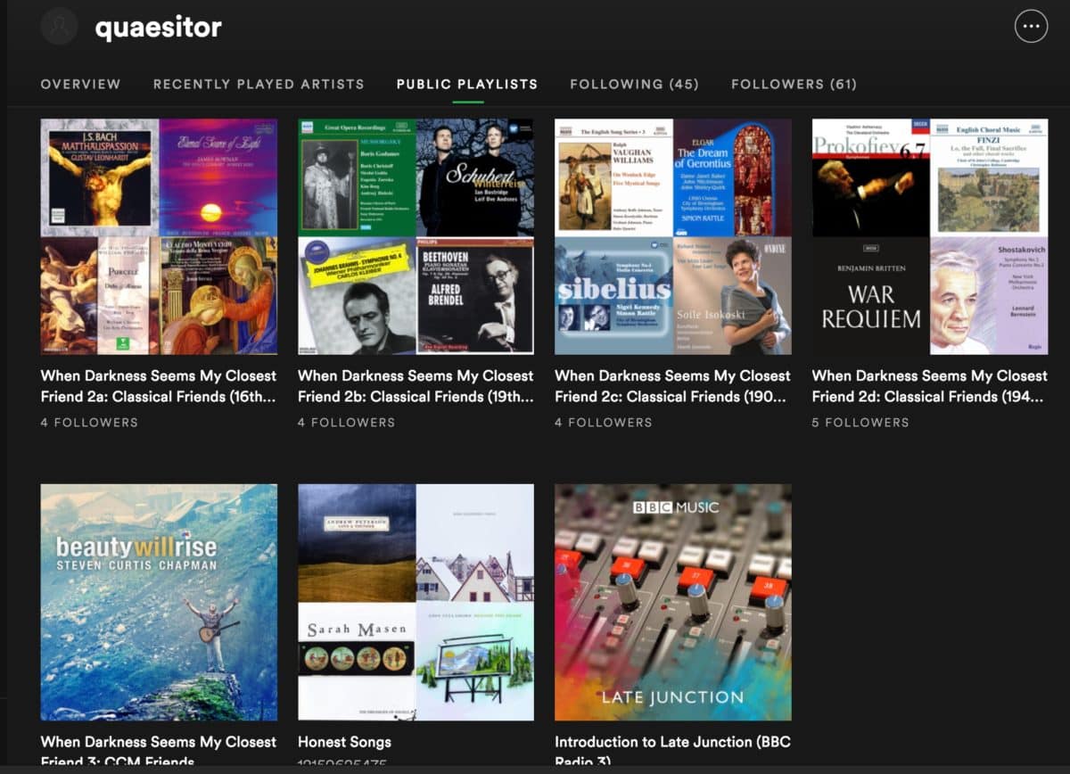 Spotify playlists