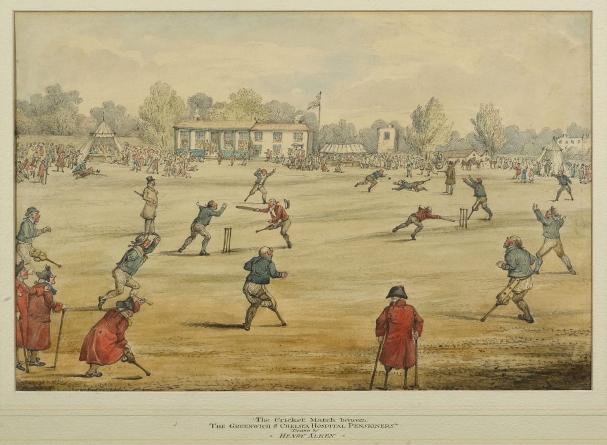 Chelsea & Greenwich Pensioners cricket match