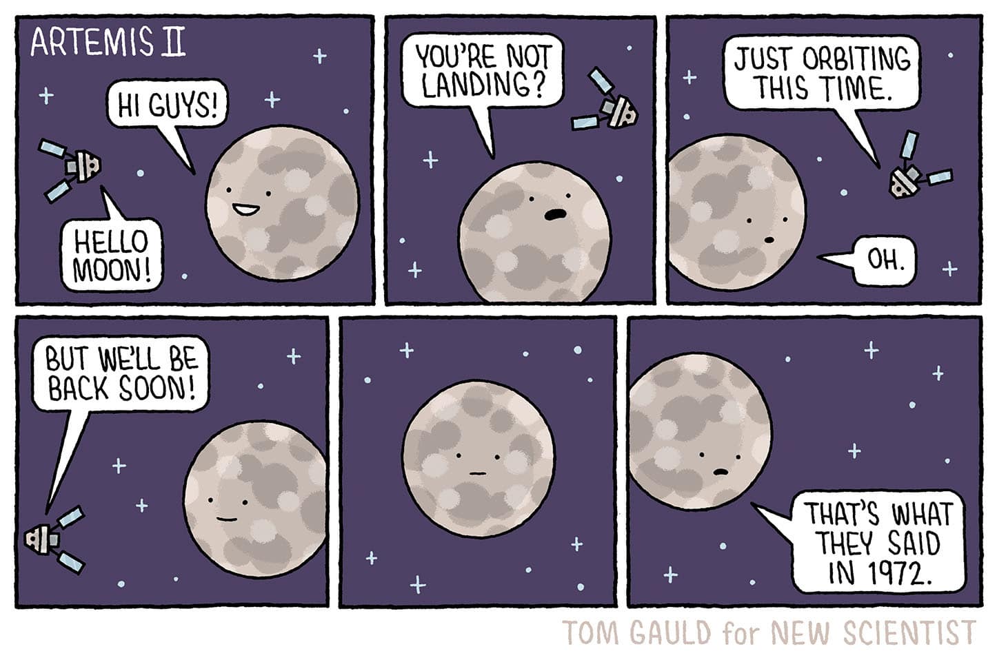 Gauld, Tom - Artemis II visits the moon