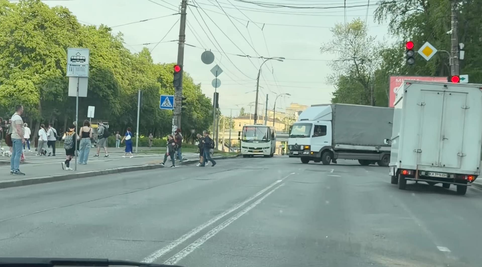 Walk On while Driving On in Kyiv
