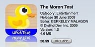 App - Moron test App - Moron test