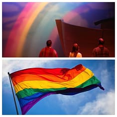 double symbols - rainbows
