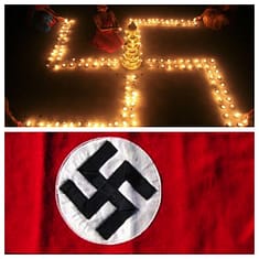 double symbols - swastika