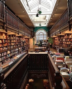 Daunt Books upstairs