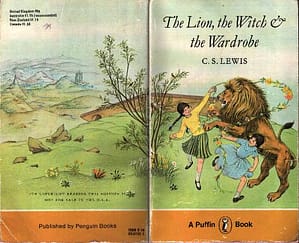 Pauline Baynes Narnia cover - Lion Witch Wardrobe