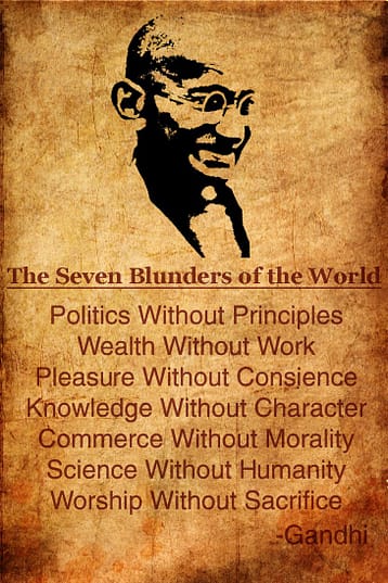 Gandhi - 7 Blunders of the World by OpNash