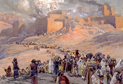 Tissot - Flight of the prisoners from Jerusalem