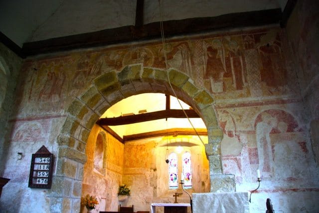 St Botolph's Frescoes (ca AD1100)