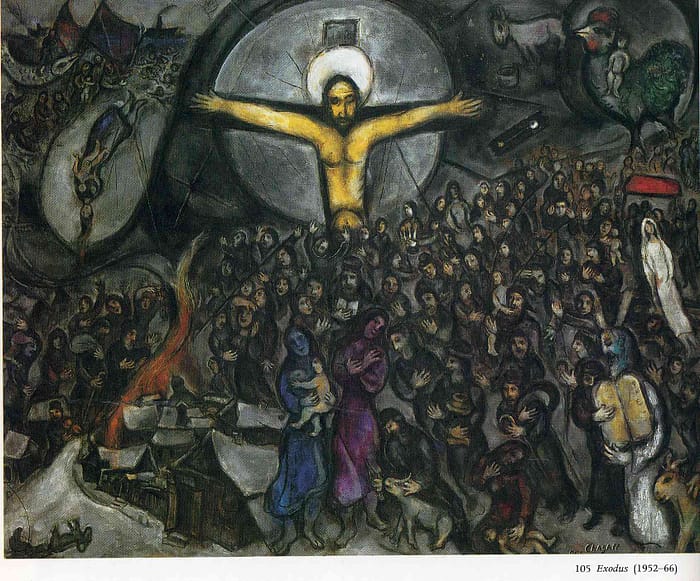 Marc Chagall: THE EXODUS (1966)