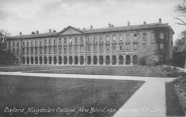 Magdalen postcard