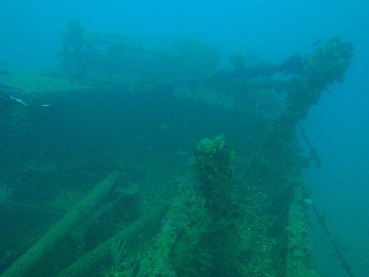 Forecastle of the wreck of MFV Princess Elizabeth by Peter Southwood
