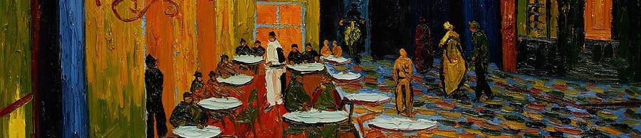 van Gogh - Cafe banner