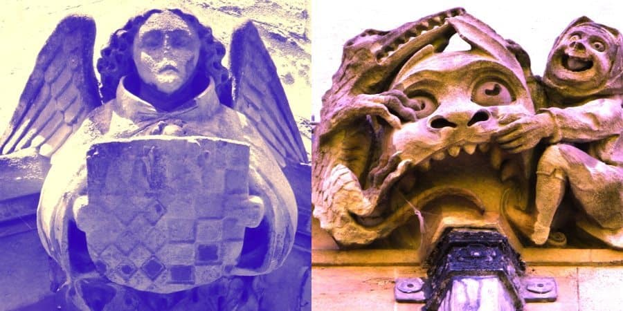 oxford gargoyles by Chris Creagh