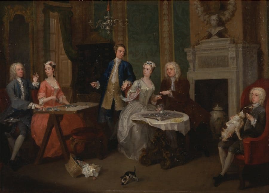 William Hogarth - Portrait of a Family (1735) copy