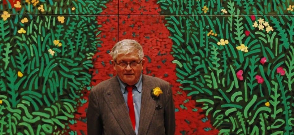 Hockney at RA launch 2012